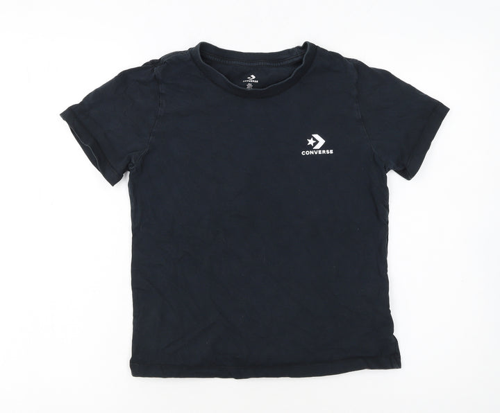 Converse Boys Black Short Sleeve Logo T-Shirt 5-6 Years