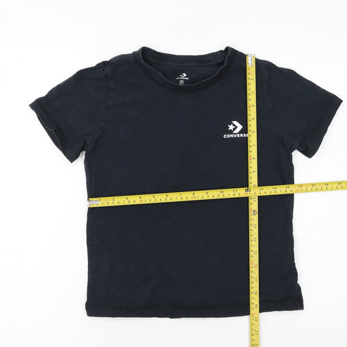 Converse Boys Black Short Sleeve Logo T-Shirt 5-6 Years