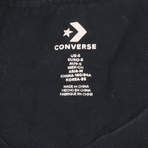 Converse Boys Black Short Sleeve Logo T-Shirt 5-6 Years