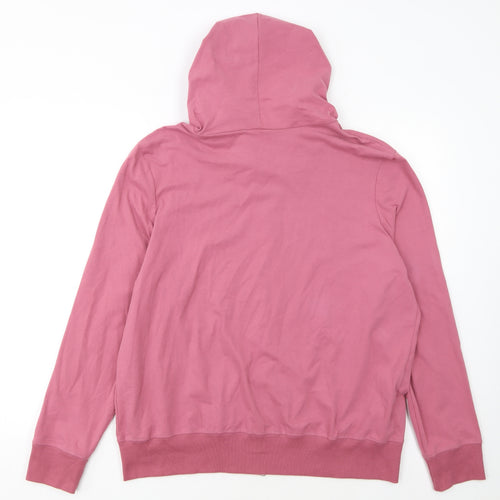 Gray & Osbourn Women Pink Full Zip Hoodie Size 20 Cotton Blend