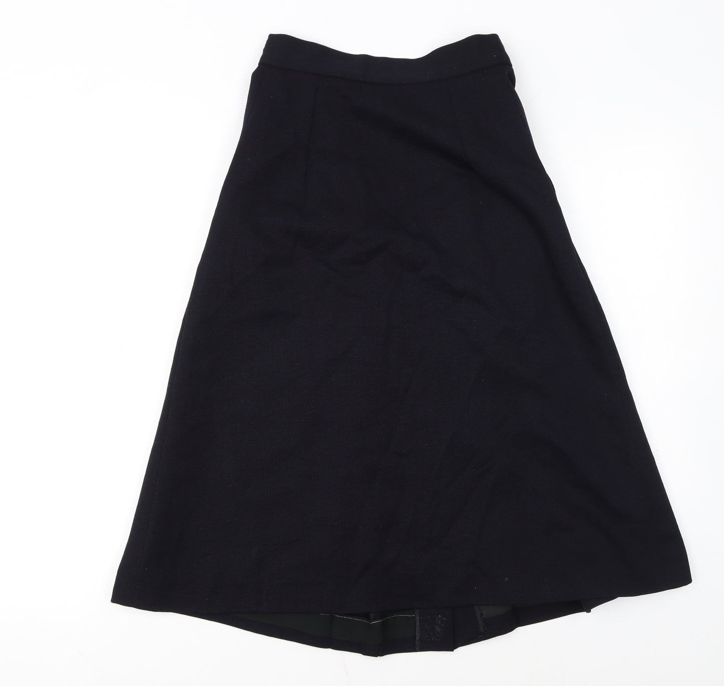 Stirling Cooper Women’s Black Wool A-Line Midi Skirt Size S Vintage