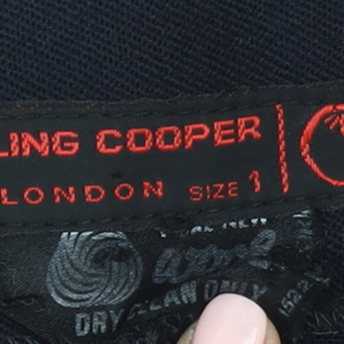 Stirling Cooper Women’s Black Wool A-Line Midi Skirt Size S Vintage