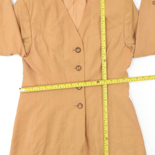 Bianca Women Beige Skirt Suit Set Size 8 Classic Two-Piece