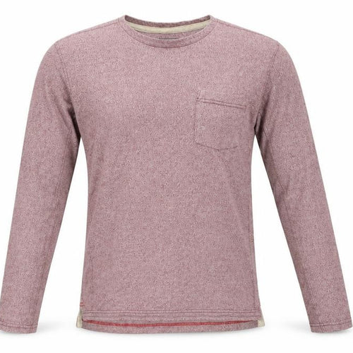 FatFace Men’s Red Long Sleeve Crew Neck Cotton T-Shirt Size S