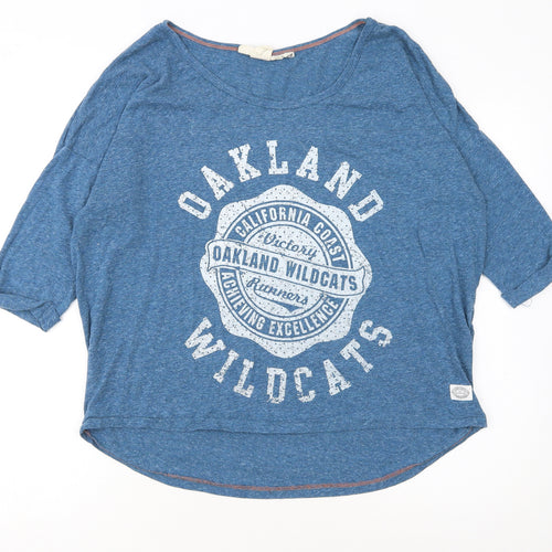 H&M Women’s Blue Oakland Wildcats Relaxed Jersey T-Shirt Size L