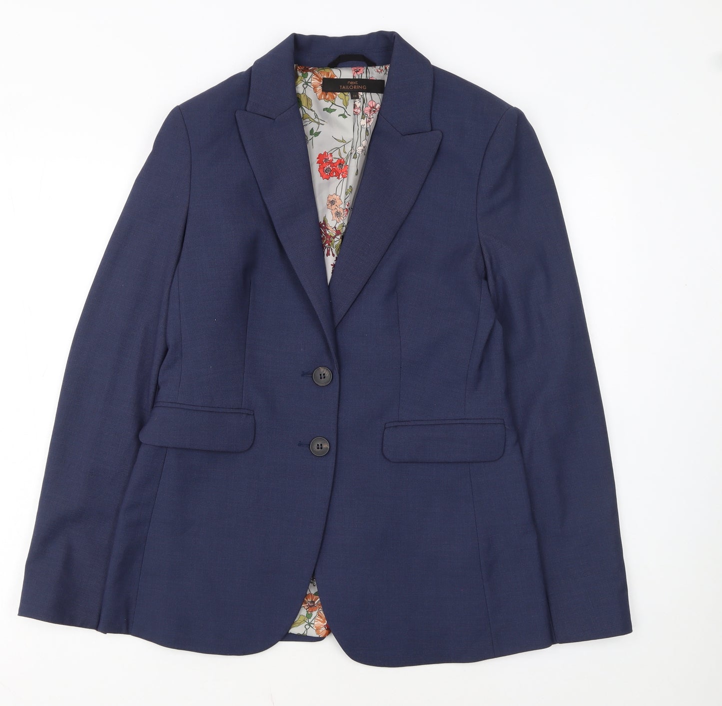 Next Women’s Blue Tailored Blazer Jacket Size 10