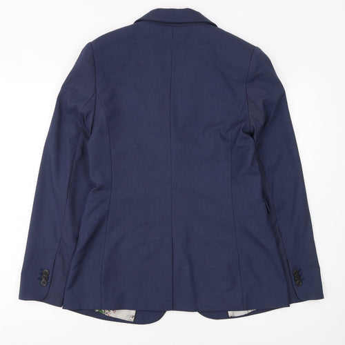 Next Women’s Blue Tailored Blazer Jacket Size 10