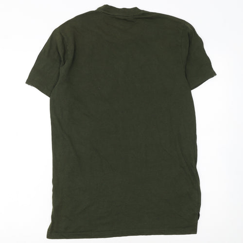 H&M Sport Men's Green Short Sleeve T-Shirt Size S Gym Training