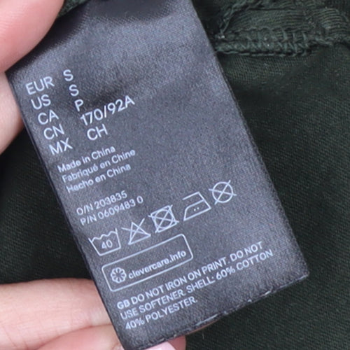 H&M Sport Men's Green Short Sleeve T-Shirt Size S Gym Training