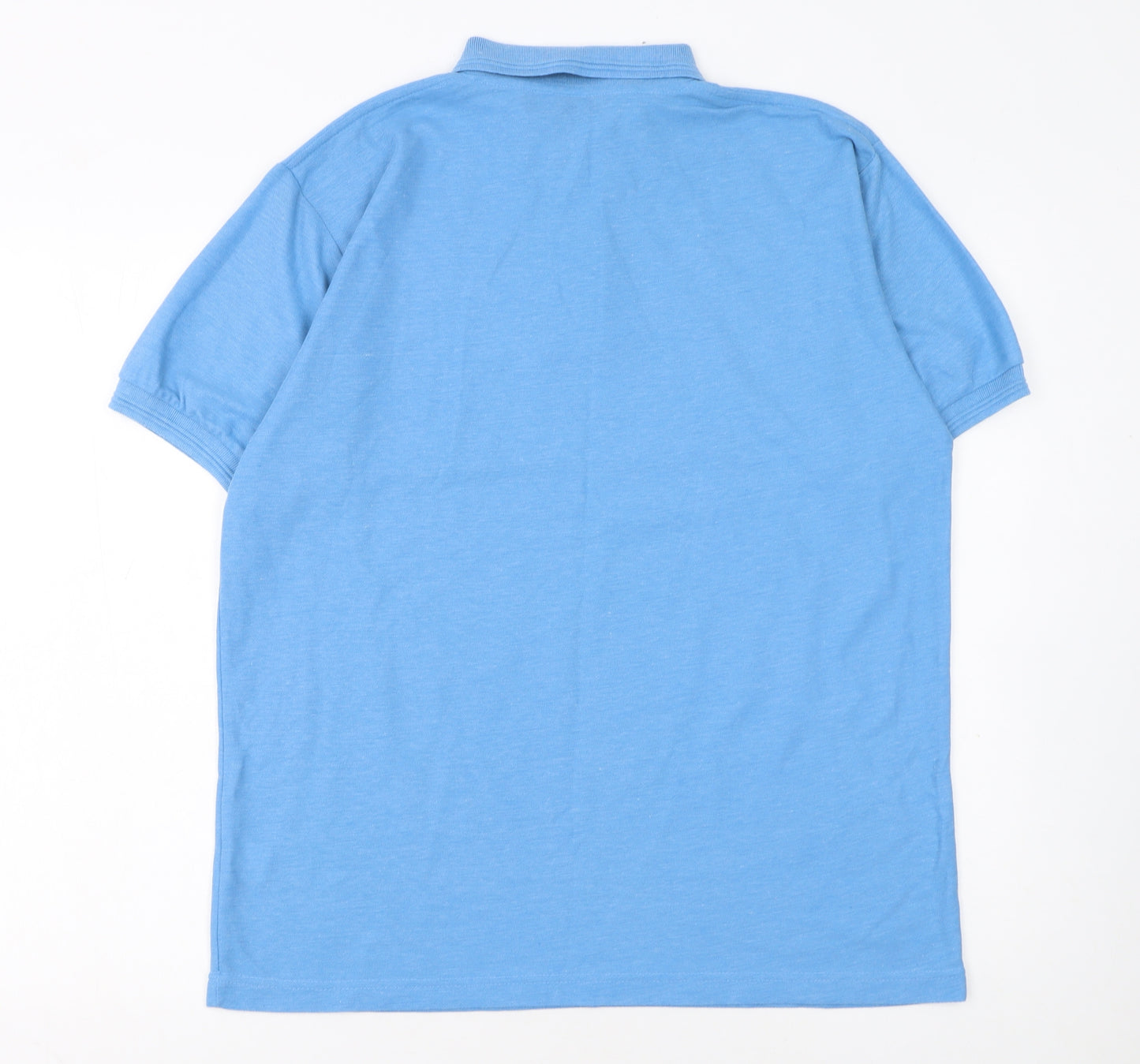 Modern Casuals Men's Blue Short Sleeve Polo Shirt Size M