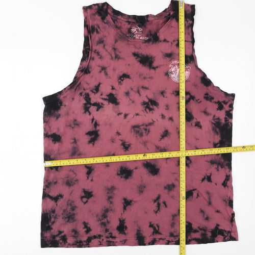Hot Tuna Men's Multicoloured XL Sleeveless Tie-Dye T-Shirt