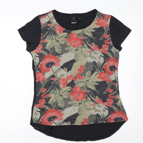 Bench Women's Multicoloured Floral Short Sleeve T-Shirt Size 12