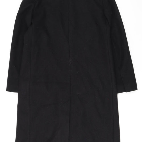 Marks and Spencer Women's Black Long Overcoat Size 12 Regular