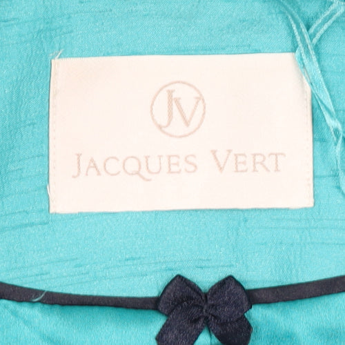 Jacques Vert Women's Green 3/4 Sleeve Tailored Blazer Size 14
