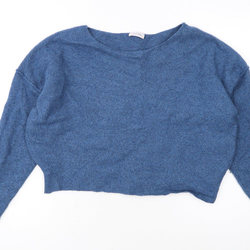 American Vintage Women Blue Wool Blend Pullover Jumper XS