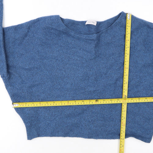American Vintage Women Blue Wool Blend Pullover Jumper XS