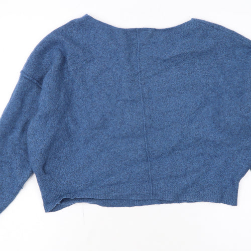 American Vintage Women Blue Wool Blend Pullover Jumper XS