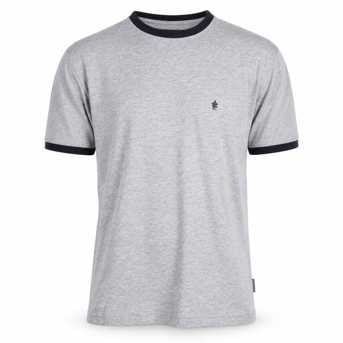 French Connection Men's Grey XL Crew Neck Cotton T-Shirt