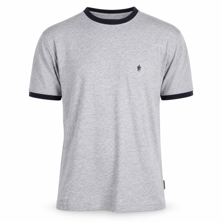French Connection Men's Grey XL Crew Neck Cotton T-Shirt