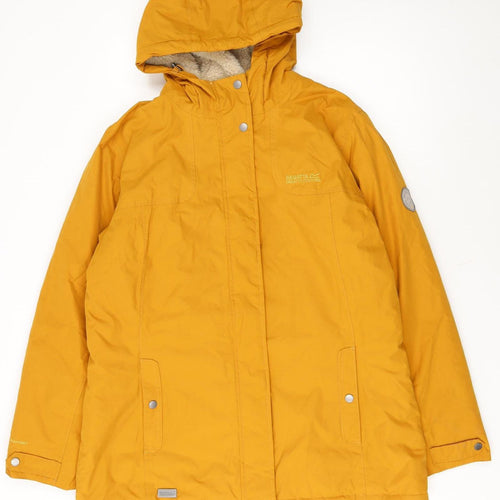 Regatta Women’s Yellow Hooded Waterproof Parka Jacket UK 18