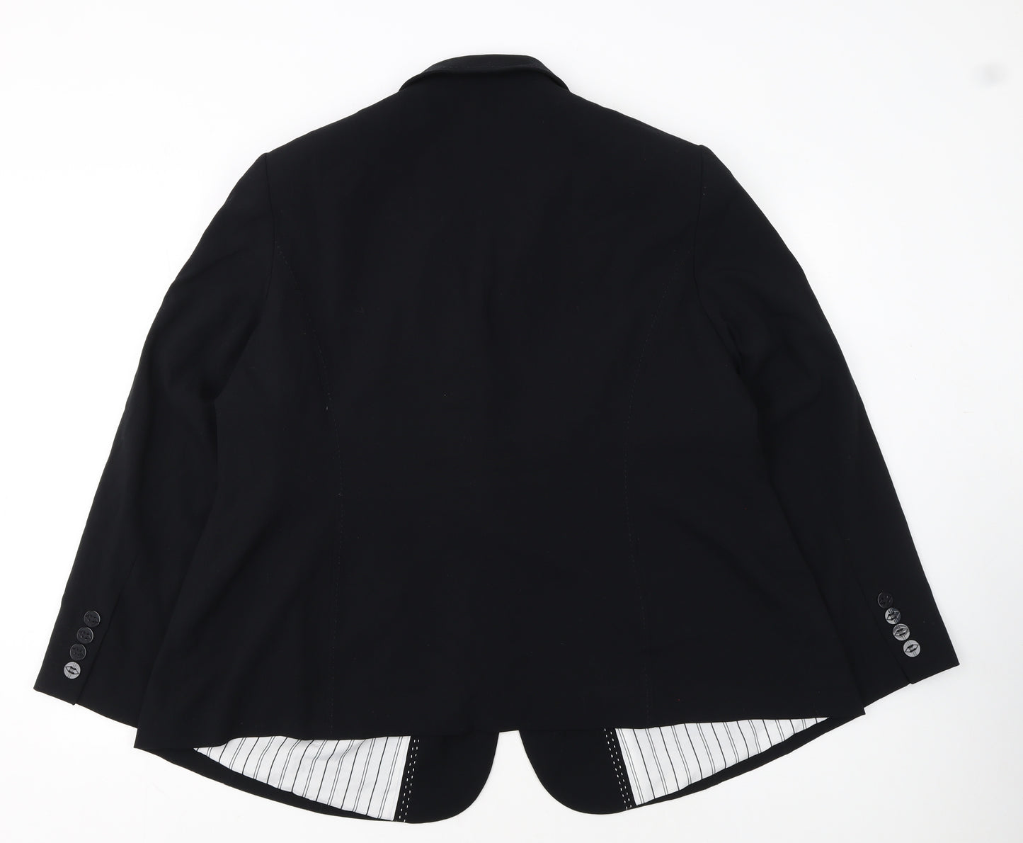 Marks and Spencer Women's Black Size 24 Classic Single-Breasted Blazer
