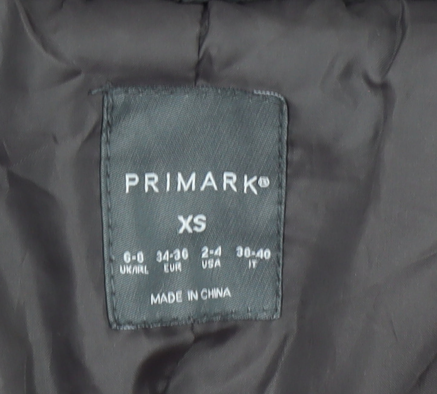 Primark Womens Brown Faux Fur Long Coat XS Winter Overcoat