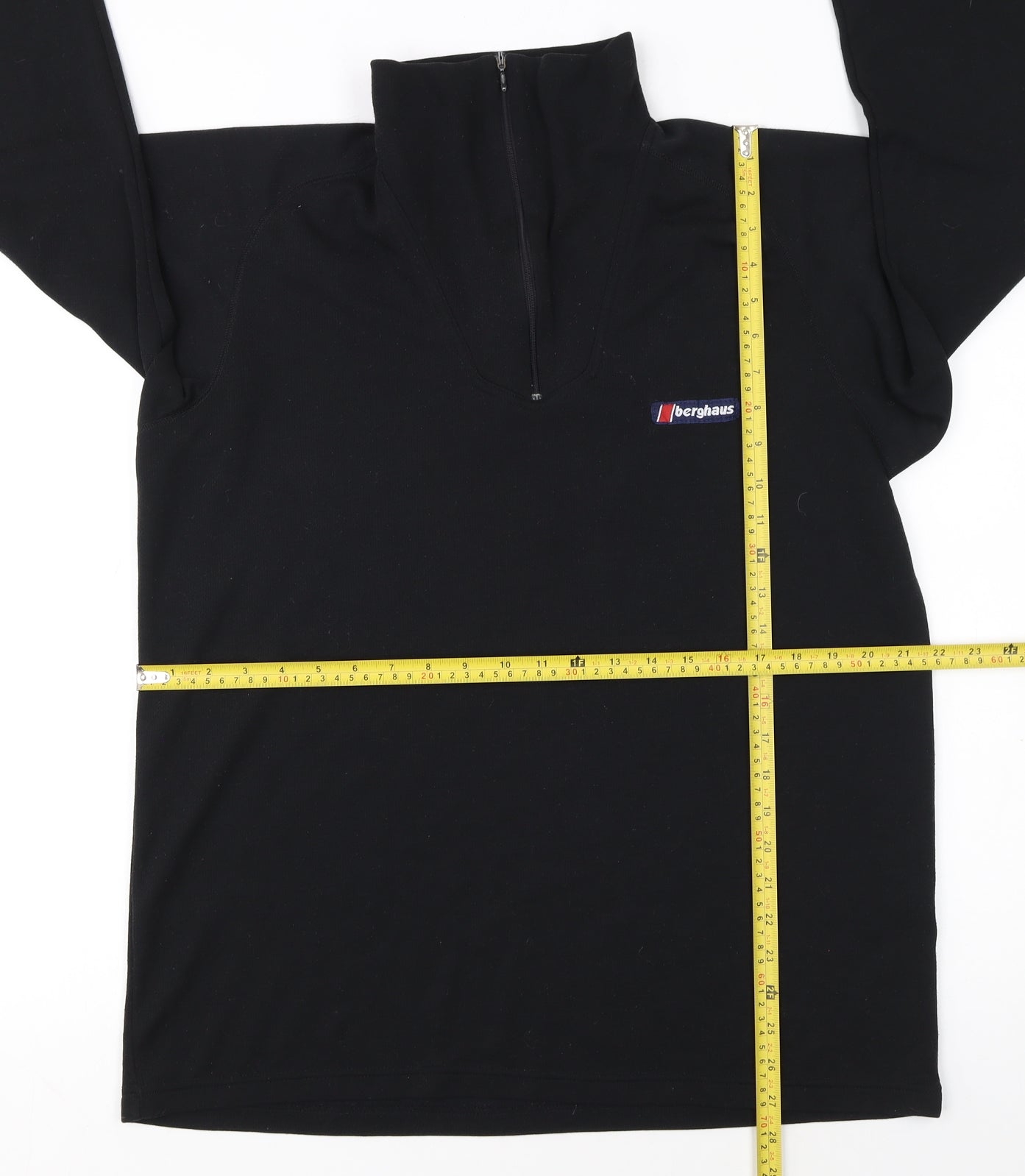 Berghaus Men's Black Fleece Half Zip Pullover Sweatshirt L