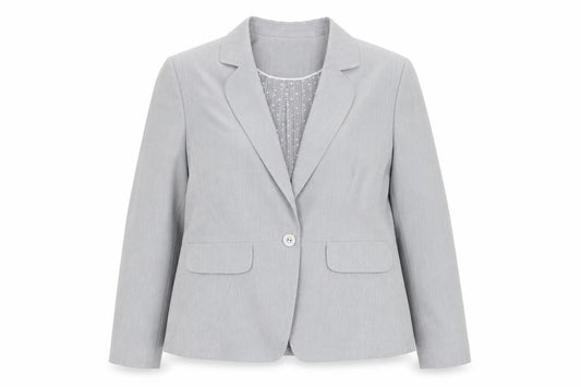 Marks and Spencer Women’s Grey Size 20 Single-Breasted Blazer