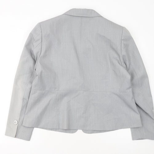 Marks and Spencer Women’s Grey Size 20 Single-Breasted Blazer