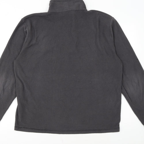 Regatta Men’s Black Fleece 1/4 Zip Pullover Sweatshirt L