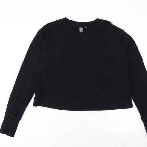 Sweaty Betty Womens Black XS Pullover Sweatshirt Long Sleeve