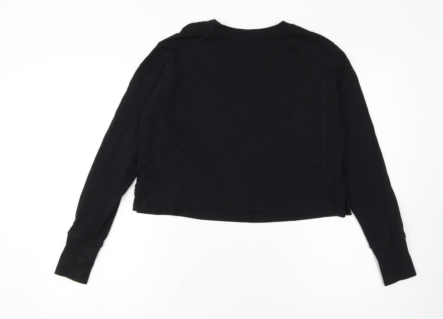 Sweaty Betty Womens Black XS Pullover Sweatshirt Long Sleeve