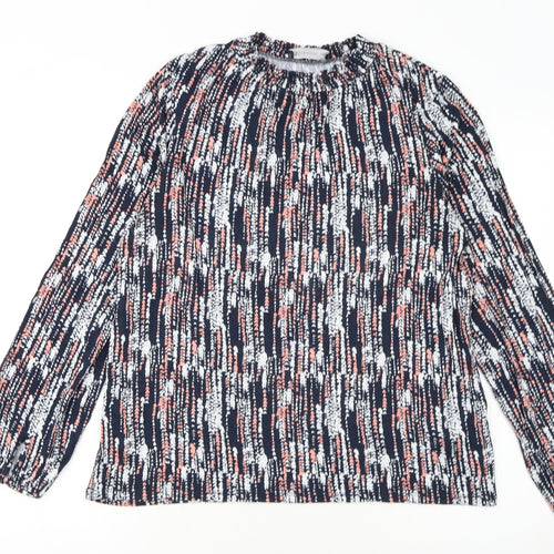 Marks and Spencer Womens Multicoloured Jersey Blouse Size 14