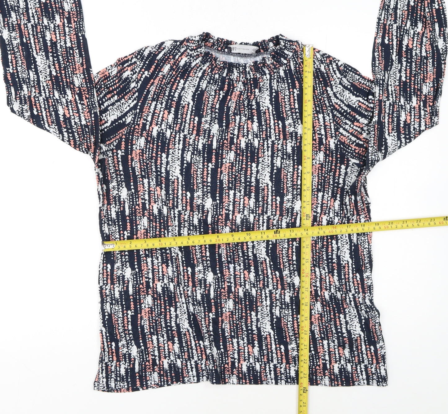 Marks and Spencer Womens Multicoloured Jersey Blouse Size 14