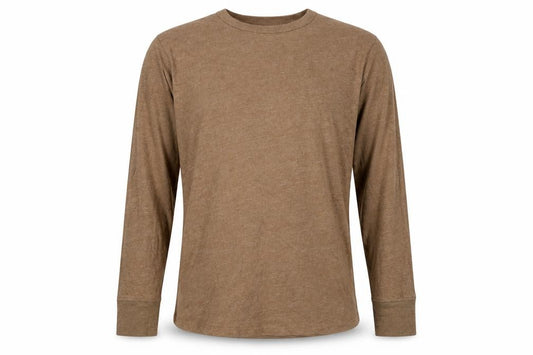 GAP Kids Boys Brown Long Sleeve Crew Neck Basic T-Shirt 14-15 Years
