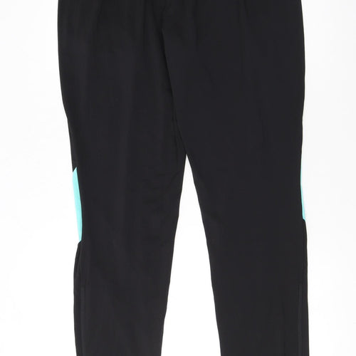Macron Men's Black Track Pants XXL Polyester Elastane Joggers