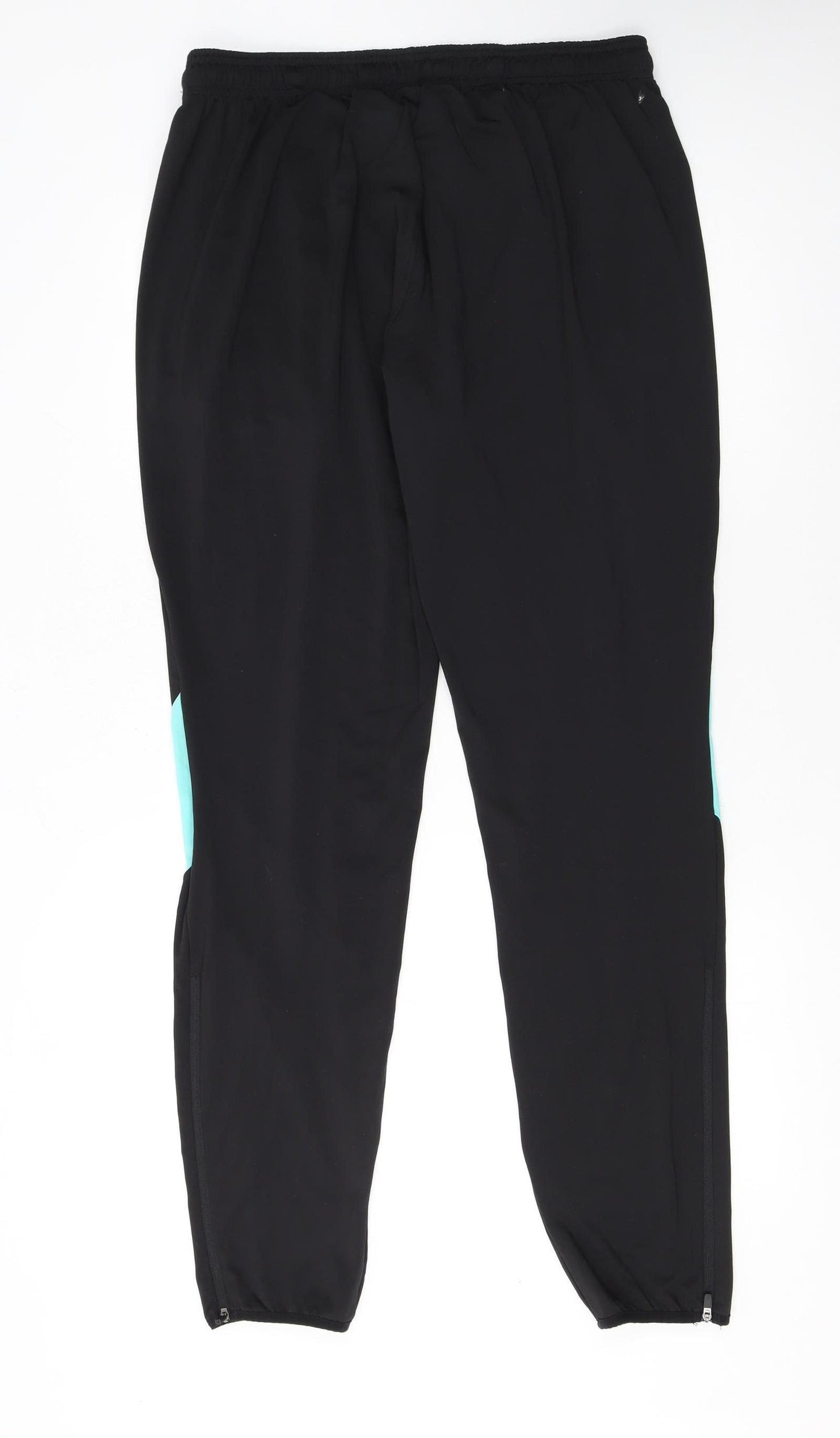 Macron Men's Black Track Pants XXL Polyester Elastane Joggers