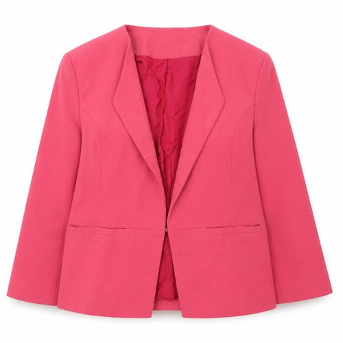 Phase Eight Women Pink Size 16 Regular Fit Lined Blazer