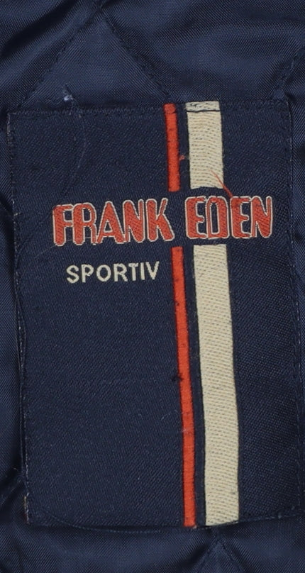 Frank Eden Men’s Beige Cotton Bodywarmer Waistcoat Size 46 Mid-Length