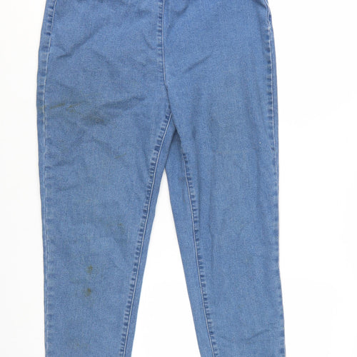 Country Rose Women's Blue Size 14 Denim Jegging Jeans with Elastic Waist