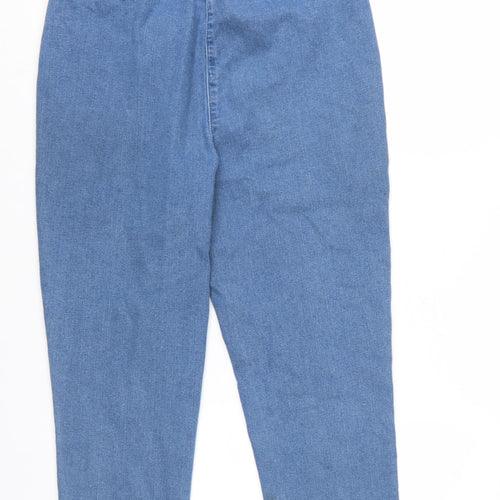 Country Rose Women's Blue Size 14 Denim Jegging Jeans with Elastic Waist