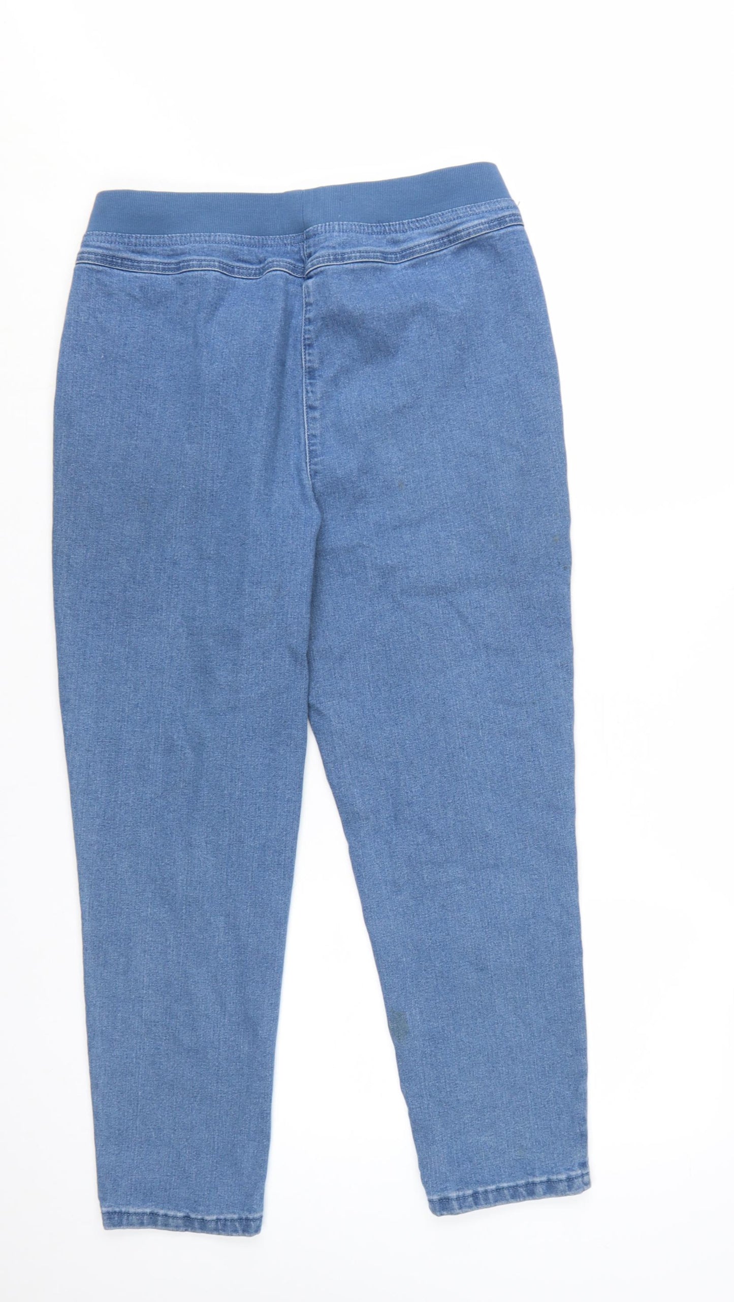Country Rose Women's Blue Size 14 Denim Jegging Jeans with Elastic Waist