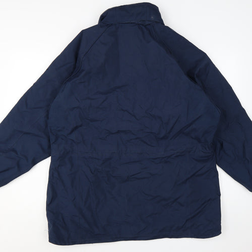 Regatta Womens Blue Waterproof Mid-Length Rain Coat Jacket UK 16