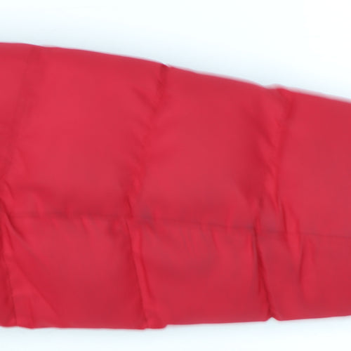 TOG24 Womens Red Faux Fur Hooded Puffer Coat Size 12