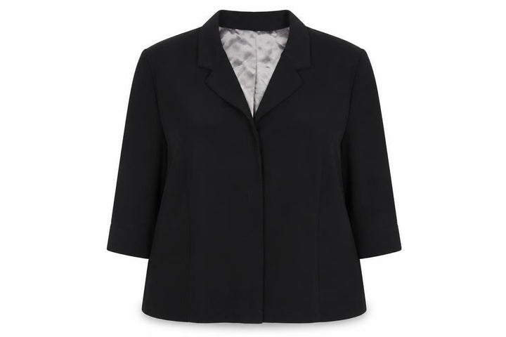 Wallis Womens Black Size 16 3/4 Sleeve Tailored Suit Jacket