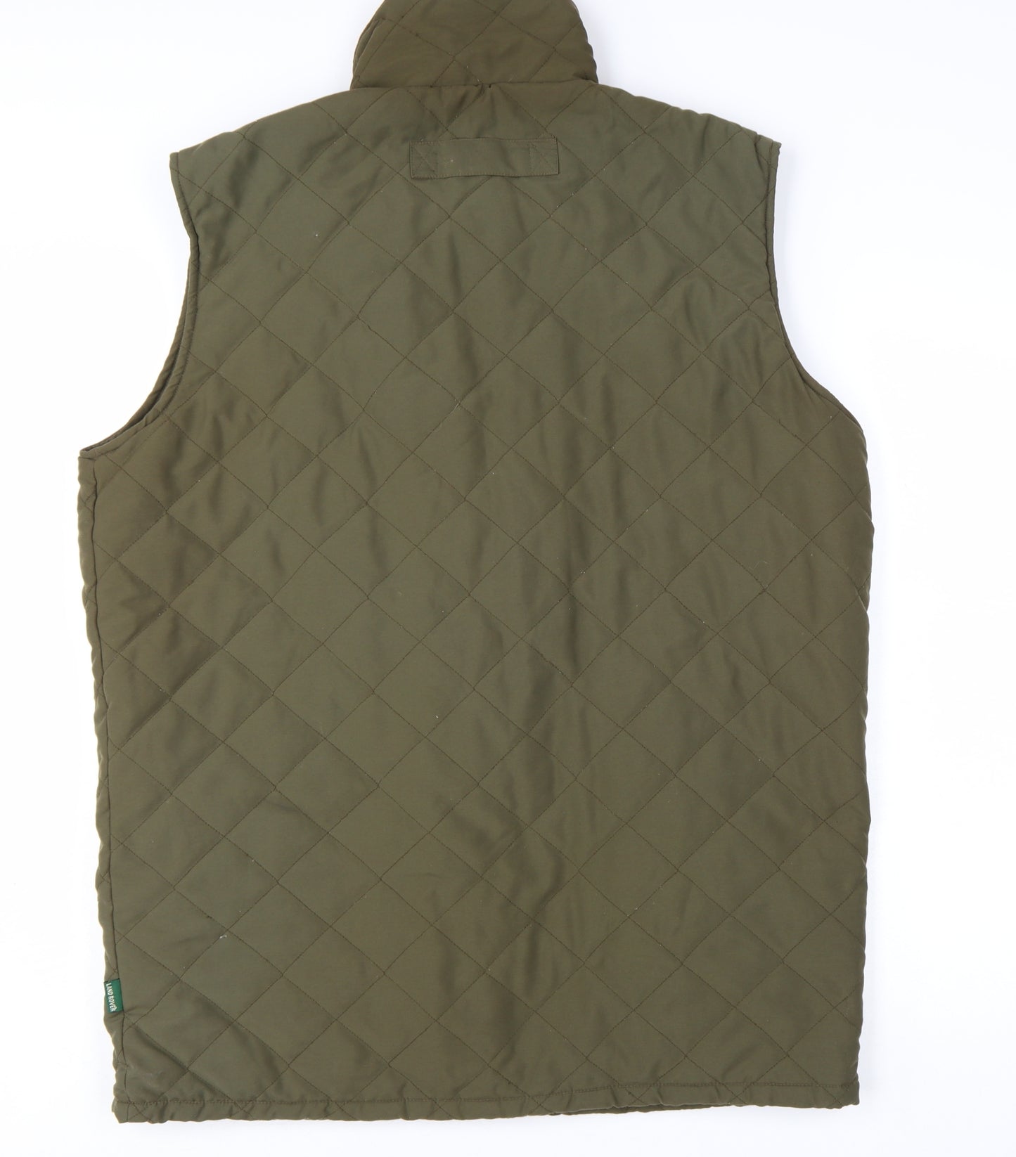 Land Rover Men's Green XS Quilted Padded Waistcoat