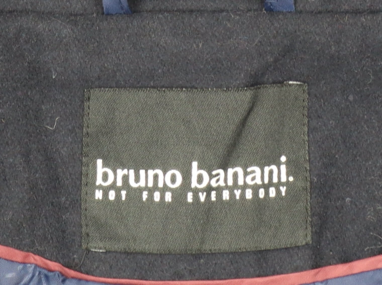 bruno banani Women's Navy Blue Wool Blend Pea Coat Size 20
