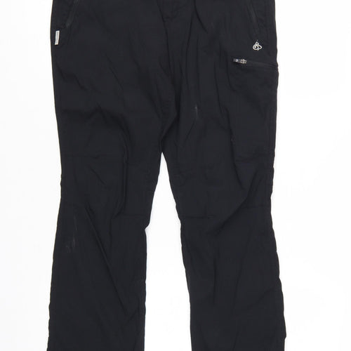 Craghoppers Men's Black 30R Cargo Trousers Polyamide Blend