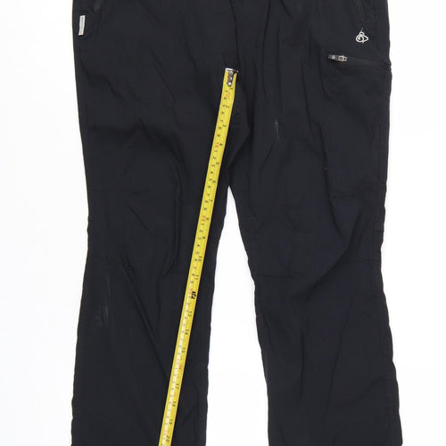 Craghoppers Men's Black 30R Cargo Trousers Polyamide Blend