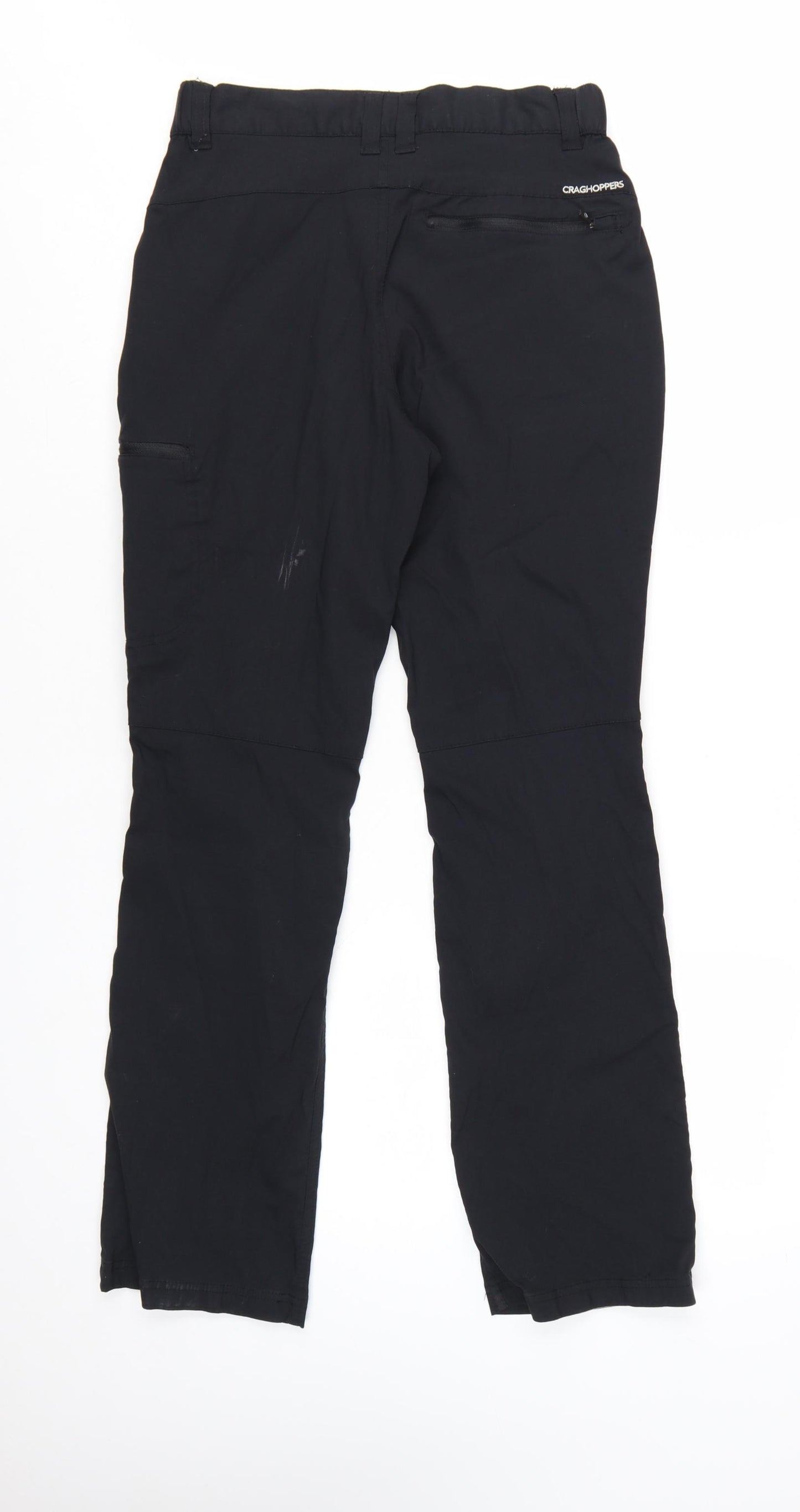 Craghoppers Men's Black 30R Cargo Trousers Polyamide Blend